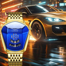 Personalized Motorcycle-style Waterproof Quartz Watch