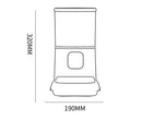 Pet Automatic Feeder Large Capacity Smart Voice Recorder APP Control Timer Feeding Cat Dog Food Dispenser With WiFi Pet Bo